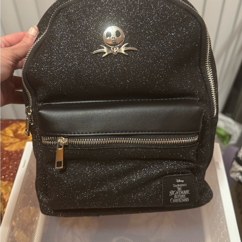 Disney Black Glitter Mini Bag